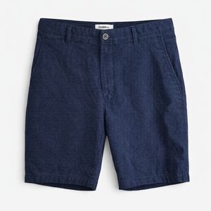 Goodfellow & Co Linden Shorts Mens 36 Blue Micro Dot Flat Front Casual Preppy.